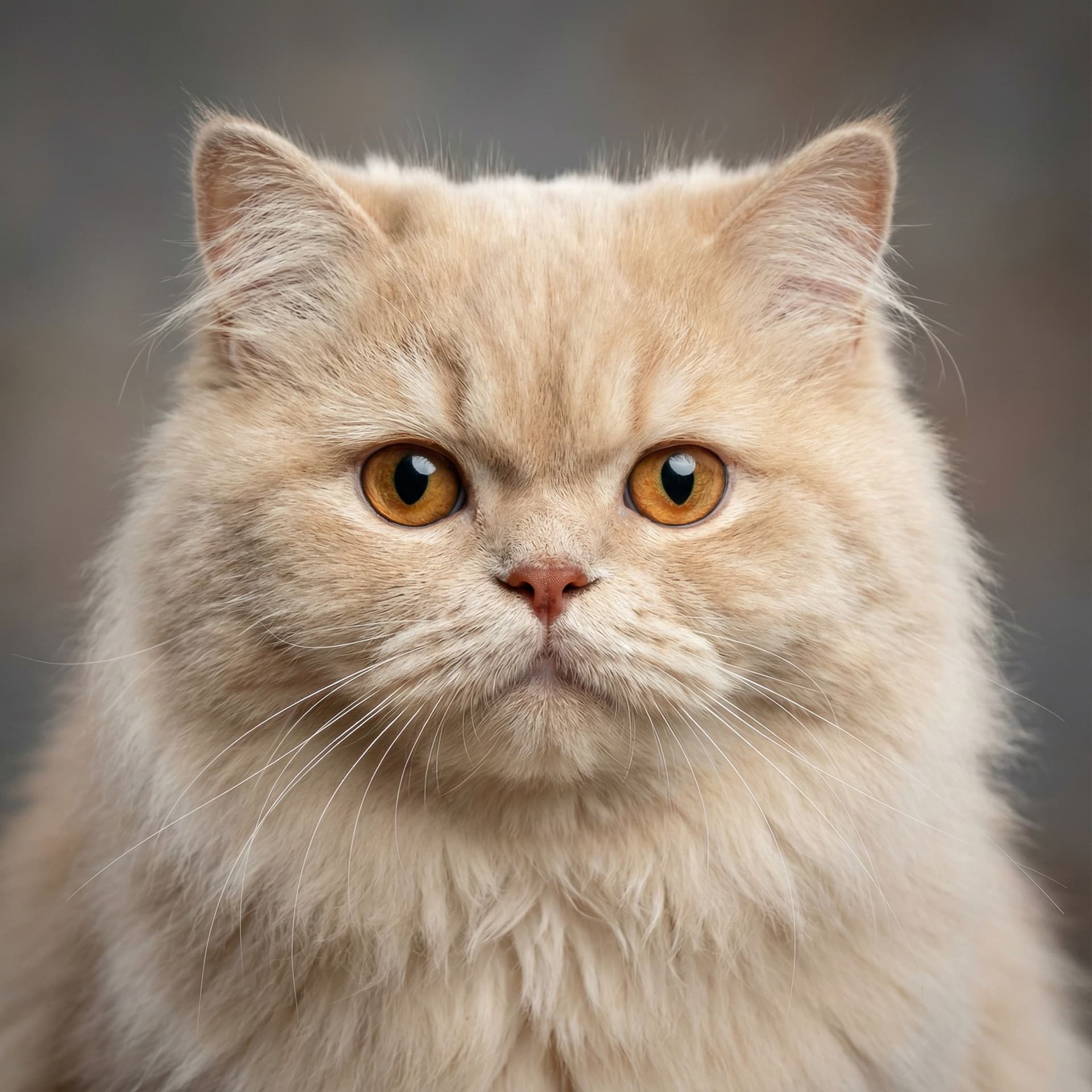 AI generated: Professional animal photography, 1:1 aspect ratio. Ultra-realistic, studio-quality photo of an extre...