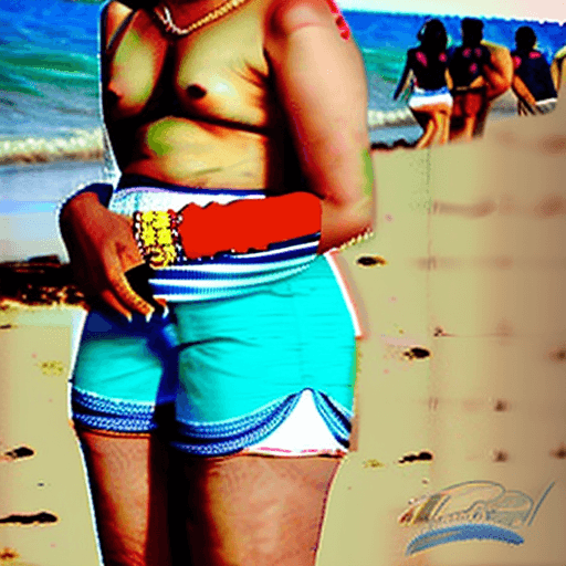 AI generated: a sexy  hot Indian girl  full picture on  sexy cleavage showing the colorful panty at the beach  on ...