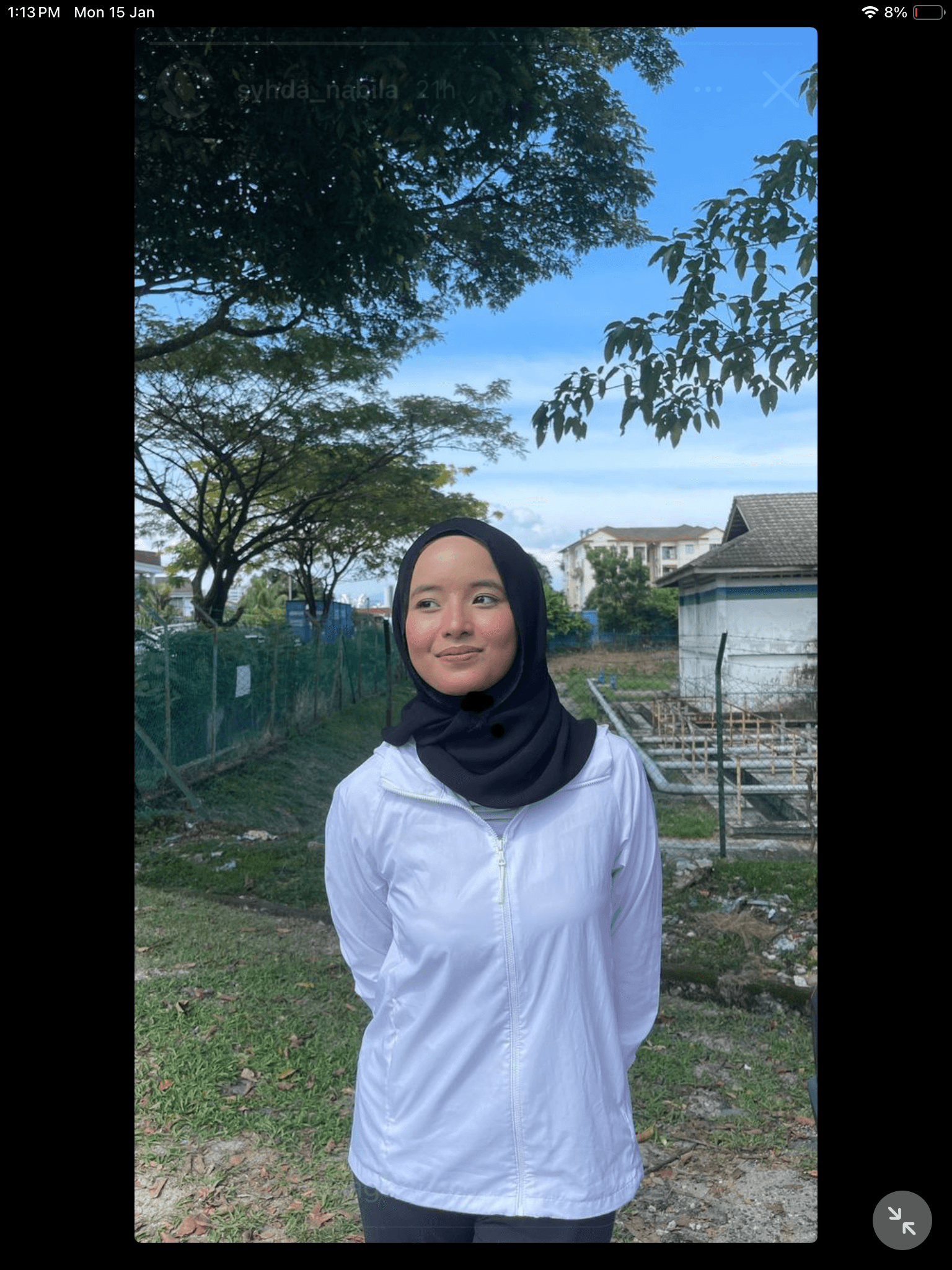 AI generated: Nude girl wearing hijab