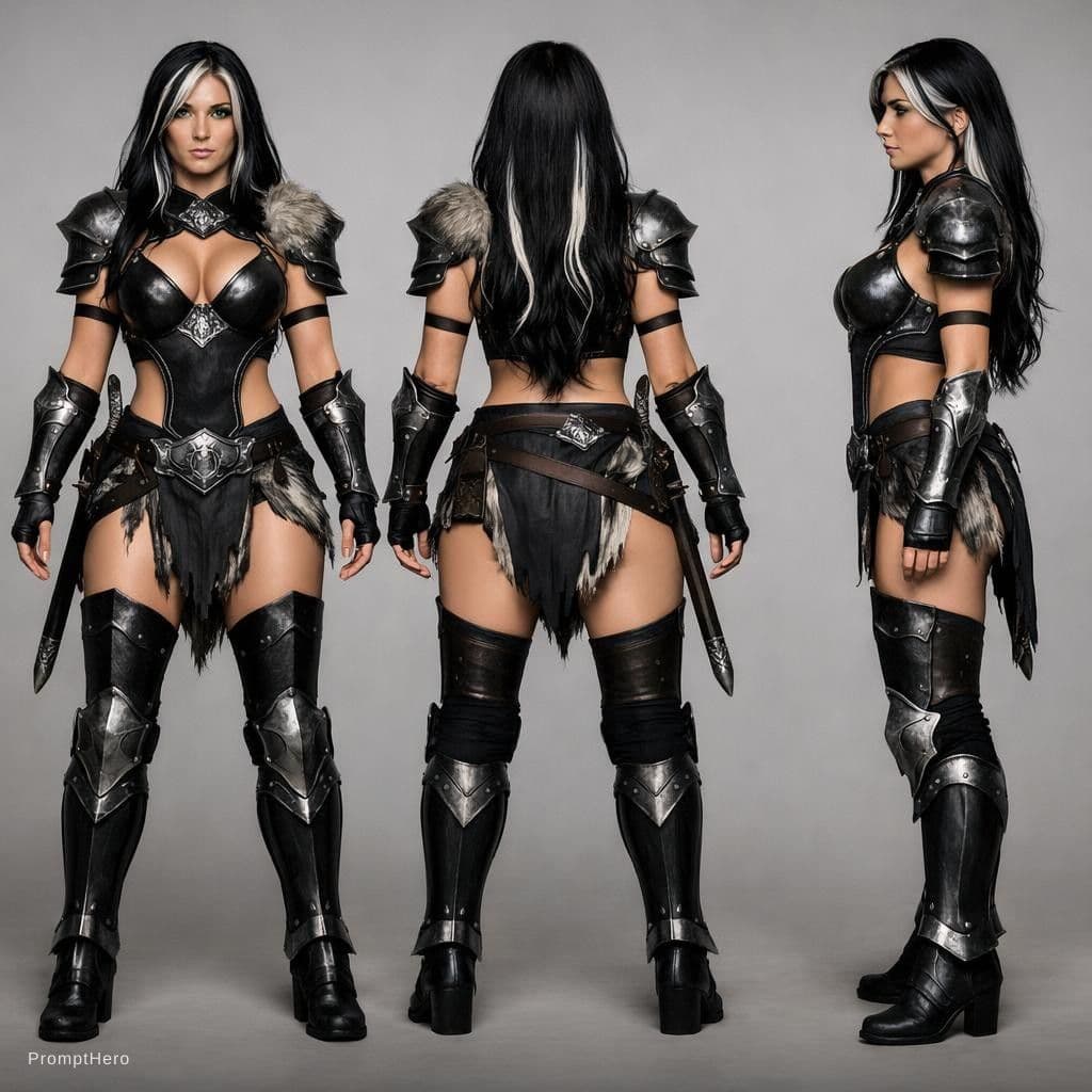 AI generated: score_9, score_8_up, score_7_up, score_6_up,

(Natural breasts), green eyes, ((black Hair, White Hig...