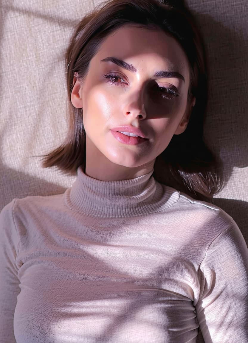 AI generated: (((NSFW)) Hyper-realistic 8K HD portrait of a woman in an artistic pose,((Perfect Anatomy)).The mode...
