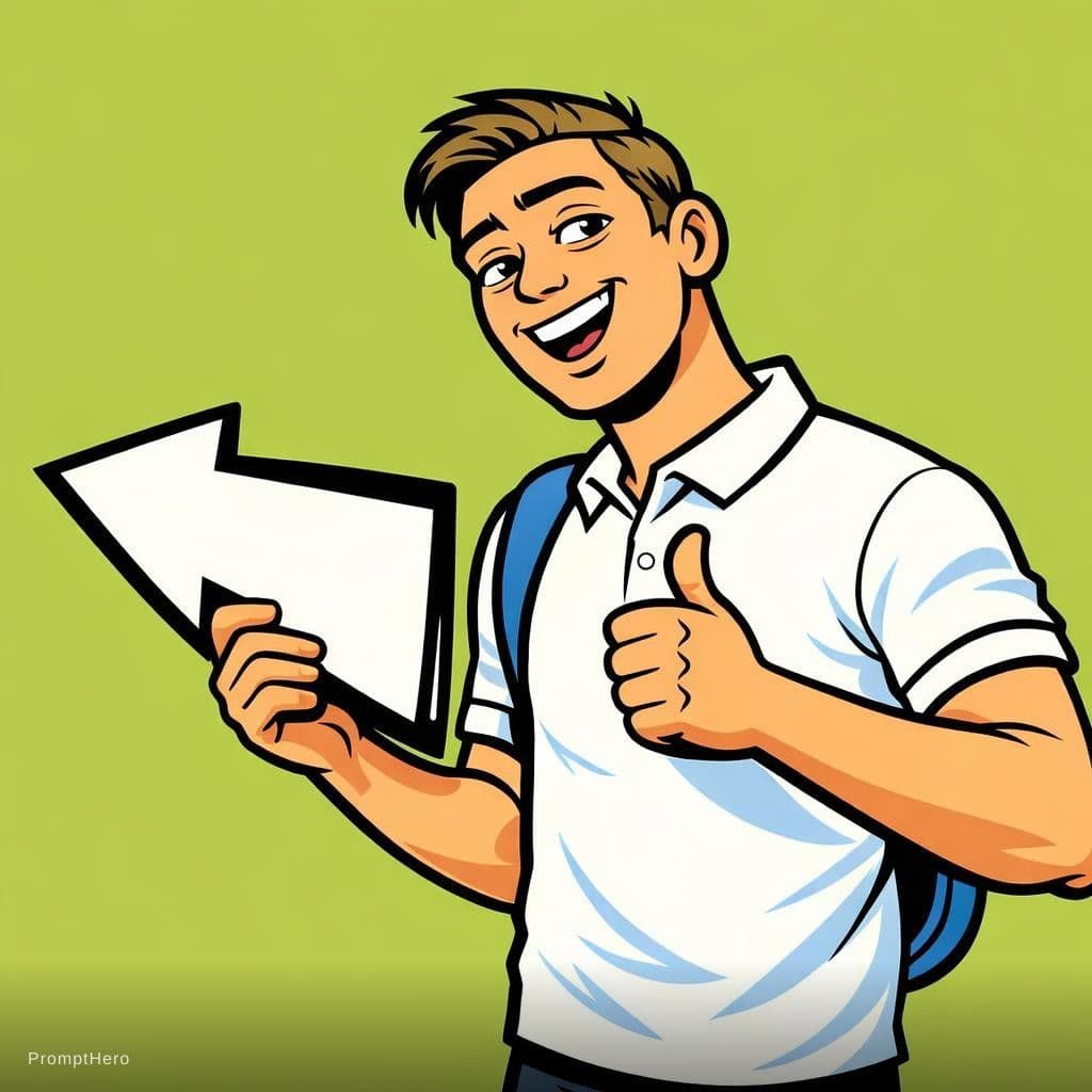 AI generated: 90s Nickelodeon animation cel style, thick black outer stroke (uniform 4pt), flat vector illustratio...