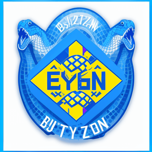 AI generated: design python logo in a modern way cool in biarritz mode style