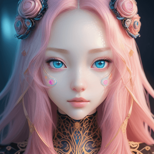 AI generated: beautiful, cute, mysterious, my ai girlfriend perfect in every way with a perfectly beautiful twist,...