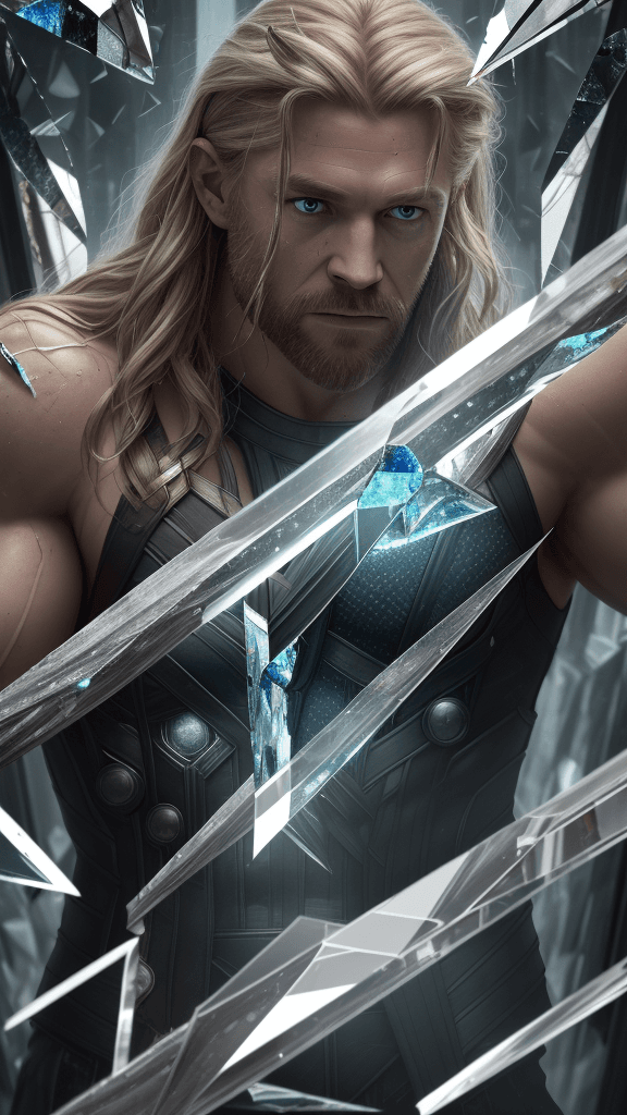 AI generated: highres,ultra-detailed,realistic,(best quality,8k,16k,masterpiece:1.3),shattered glass,mirror shards...
