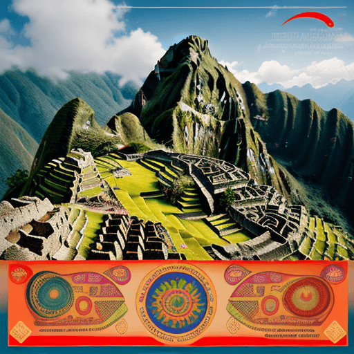 AI generated: Símbolos culturales peruanos: Incorpora elementos icónicos de la cultura peruana en el logotipo, com...