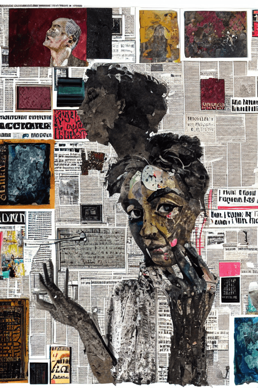 AI generated: expressive gouache and ink illustration, editorial illustration! content for political opinion artic...