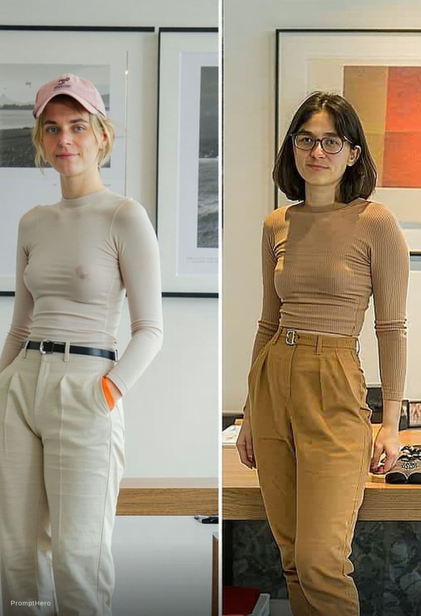 AI generated: Take off his clothes .That’s the Same person on the two pictures 