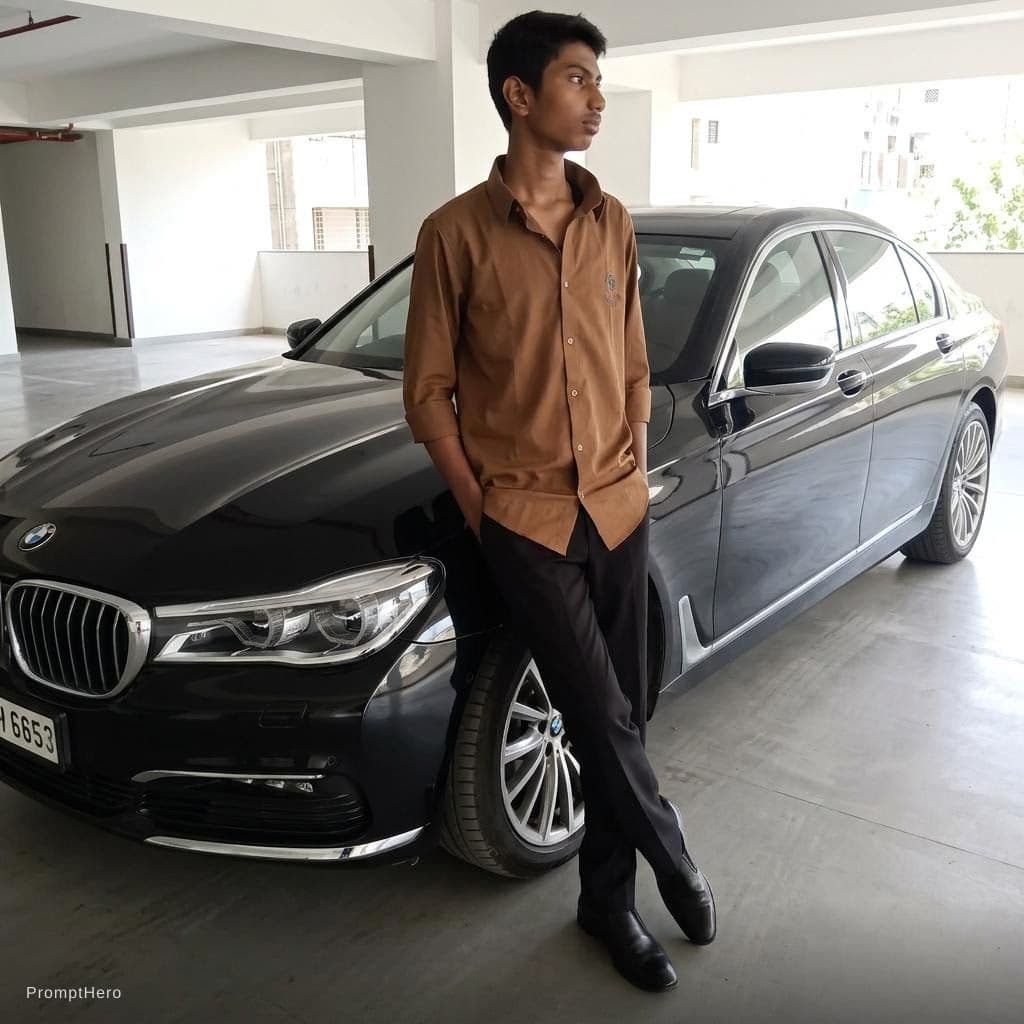AI generated: Bmw black