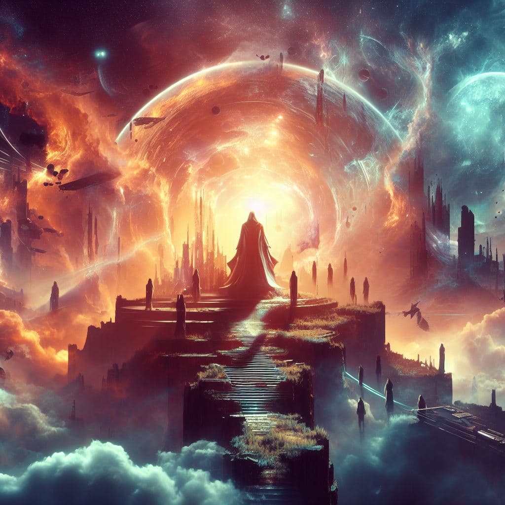 AI generated: a beautiful science fiction picture,photorealistic,mystical,breathtaking,greg rutkowski,epic,Jean an...