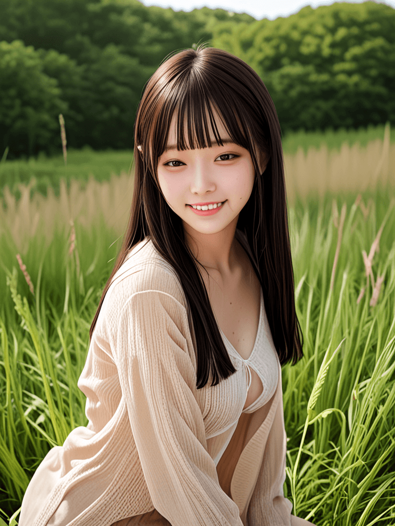 Cheerful Hafu Mix - Realistic
