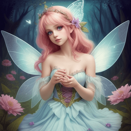 AI generated: the most beautiful fairy in the world
