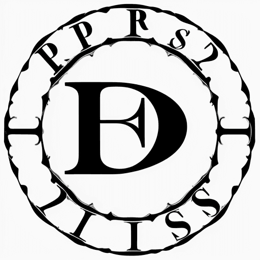 AI generated: a simple logo of the letters P and R side by side
