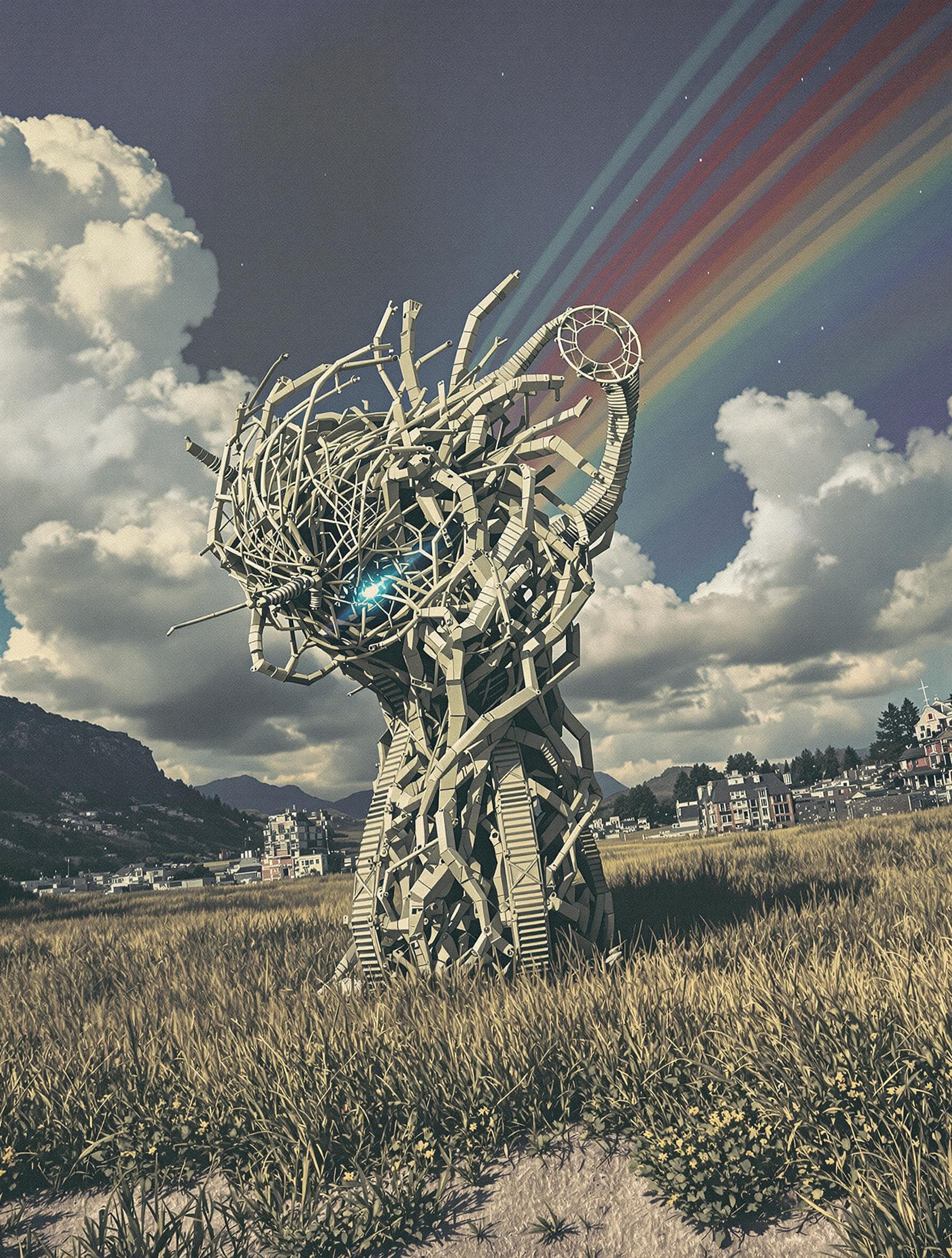 AI generated: Surrealism Simplicity --chaos 75 --ar 17:32 --style raw --profile yruxpc2 --stylize 750 --v 6.1