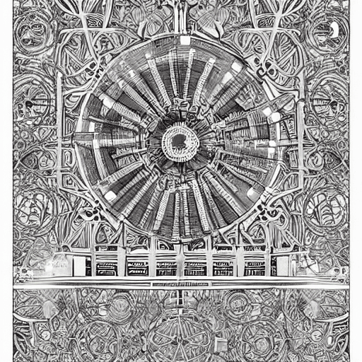 AI generated: very technical and detailed blueprint of the reality : : poster size : : intricate details : : Detai...