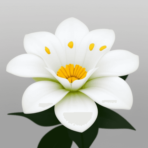 AI generated: flores unicas de colores brillantes anaranjadas con blanco de tallo negro blanquizo largo imagen sin...