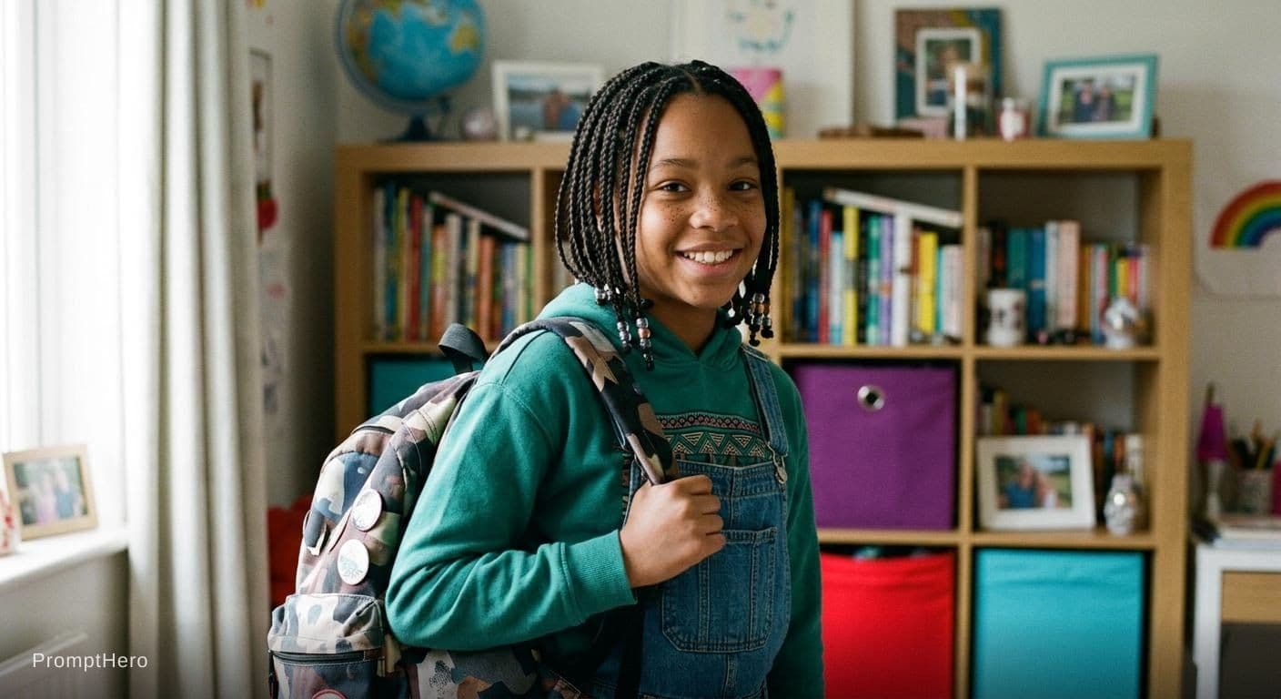 AI generated: Black tween