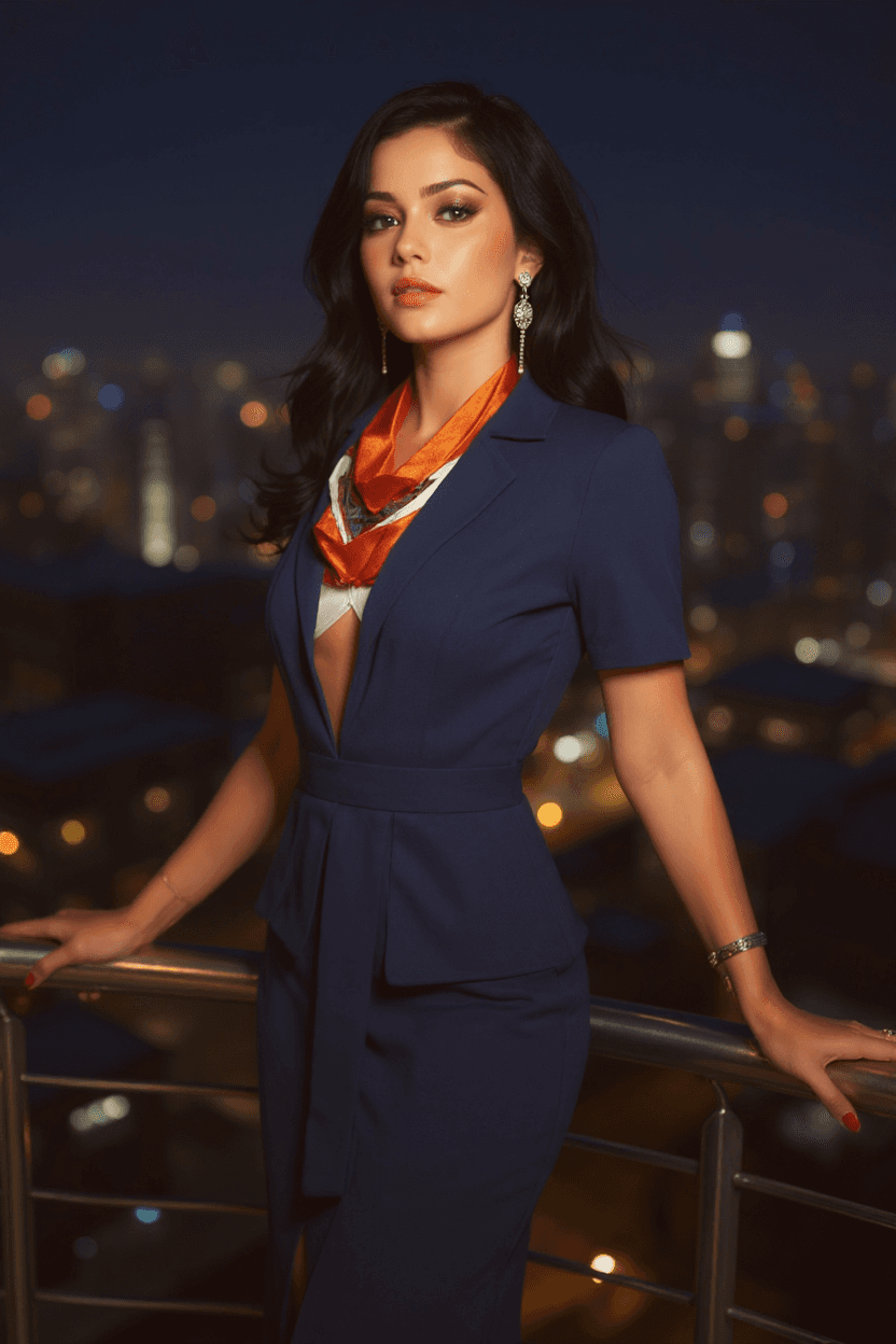 AI generated: An ultra high resolution wide angle camera, full body in 3/4 profile shot from a bird's eye view, be...