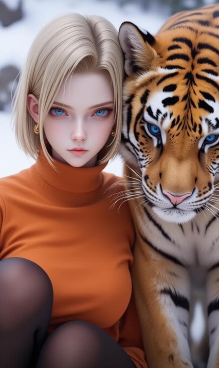 Android 18 -Dragon Ball FLUX.1 - Image 1