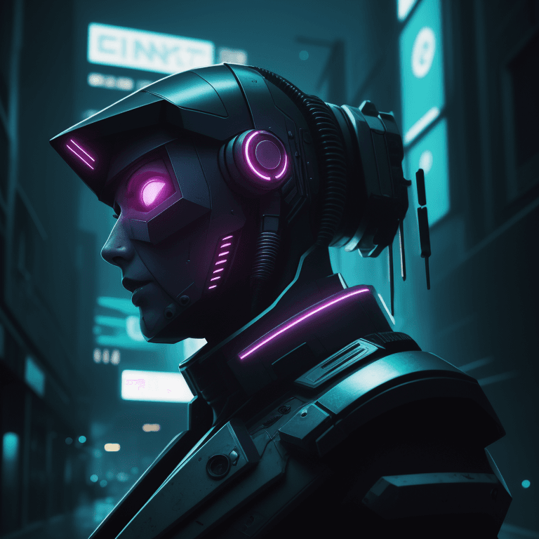AI generated: Cyber punk photographic cinematic