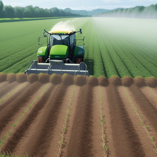 AI generated: A realistic image of a mobile application about schedules for watering and fertilizing farmland.
