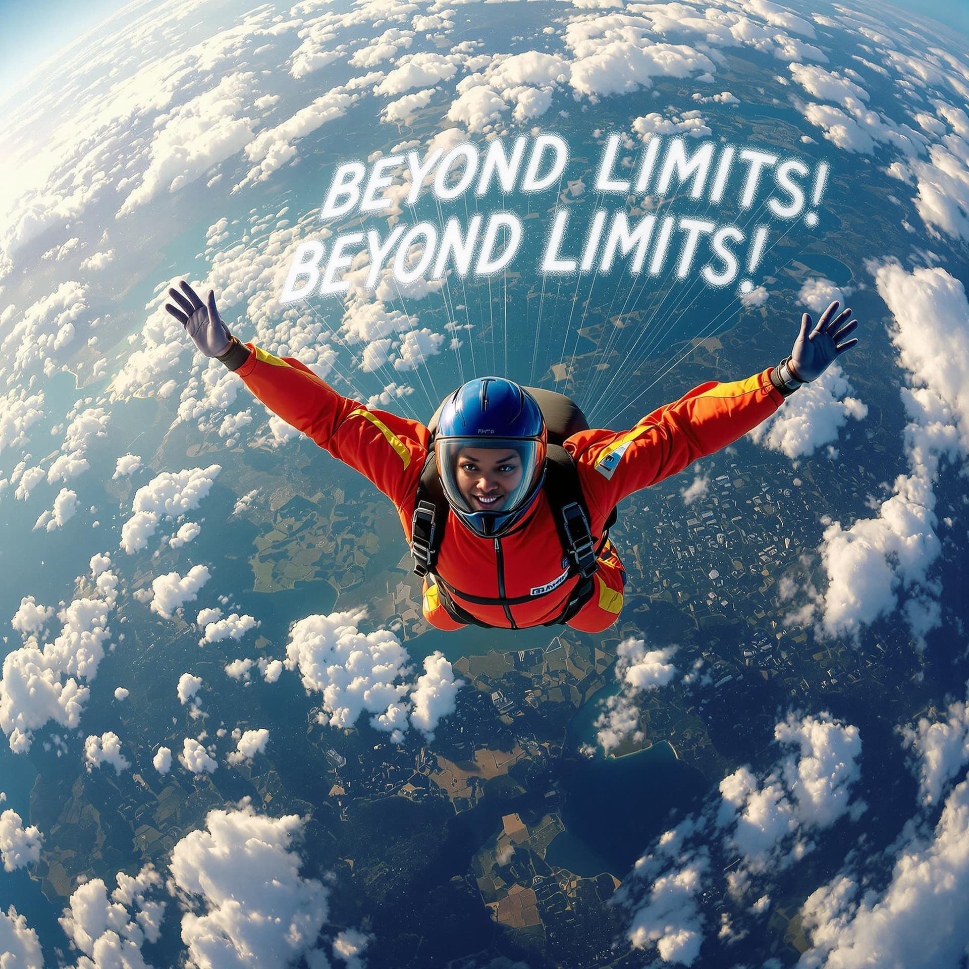 AI generated: Craft
Generate an exhilarating and inspirational image of a skydiver mid-free-fall, embodying the sp...