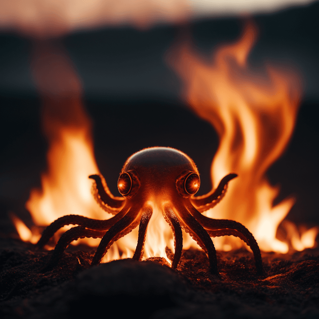 AI generated: 8k, uhd,depth of field,detailed,(burning, fire, flaming, hot, glowing),8k uhd,by Alessio Albi, dusty...