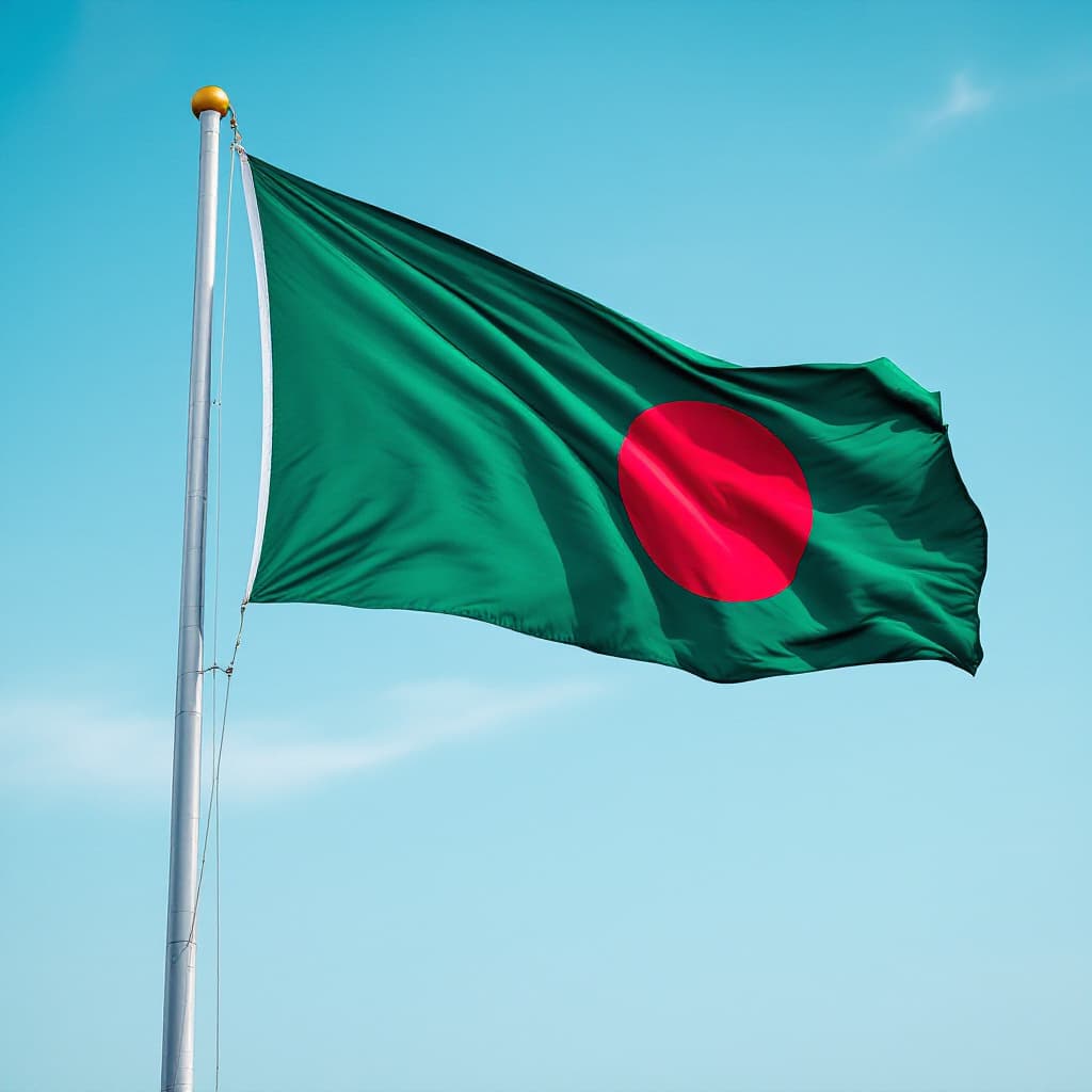 AI generated: bangladesh flag