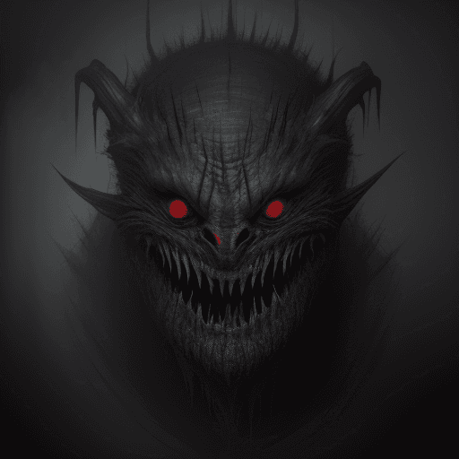 AI generated: oil concept, what does the cruel creature look like that puts every horror film to shame? show me ev...