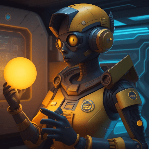 AI generated: pinned papers held by a brown skin hand, background in a futuristic environment, 3D cartoon style, a...