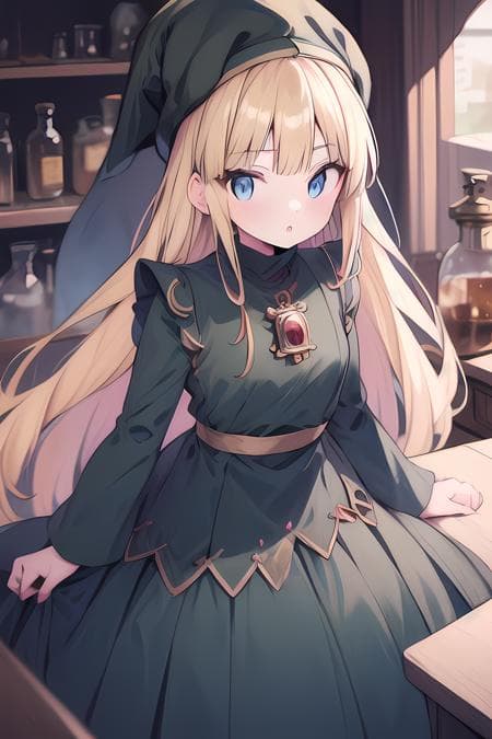 Witch(Puyo Puyo~n outfit) ウィッチ ぷよぷよ～ん衣装 | Puyo Puyo (LORA)