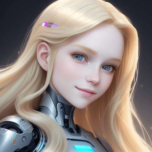 AI generated: [three-quarter close-up::12], [gorgeous face, long blond wavy hair, (pale skin:1. 2), pastel lightin...
