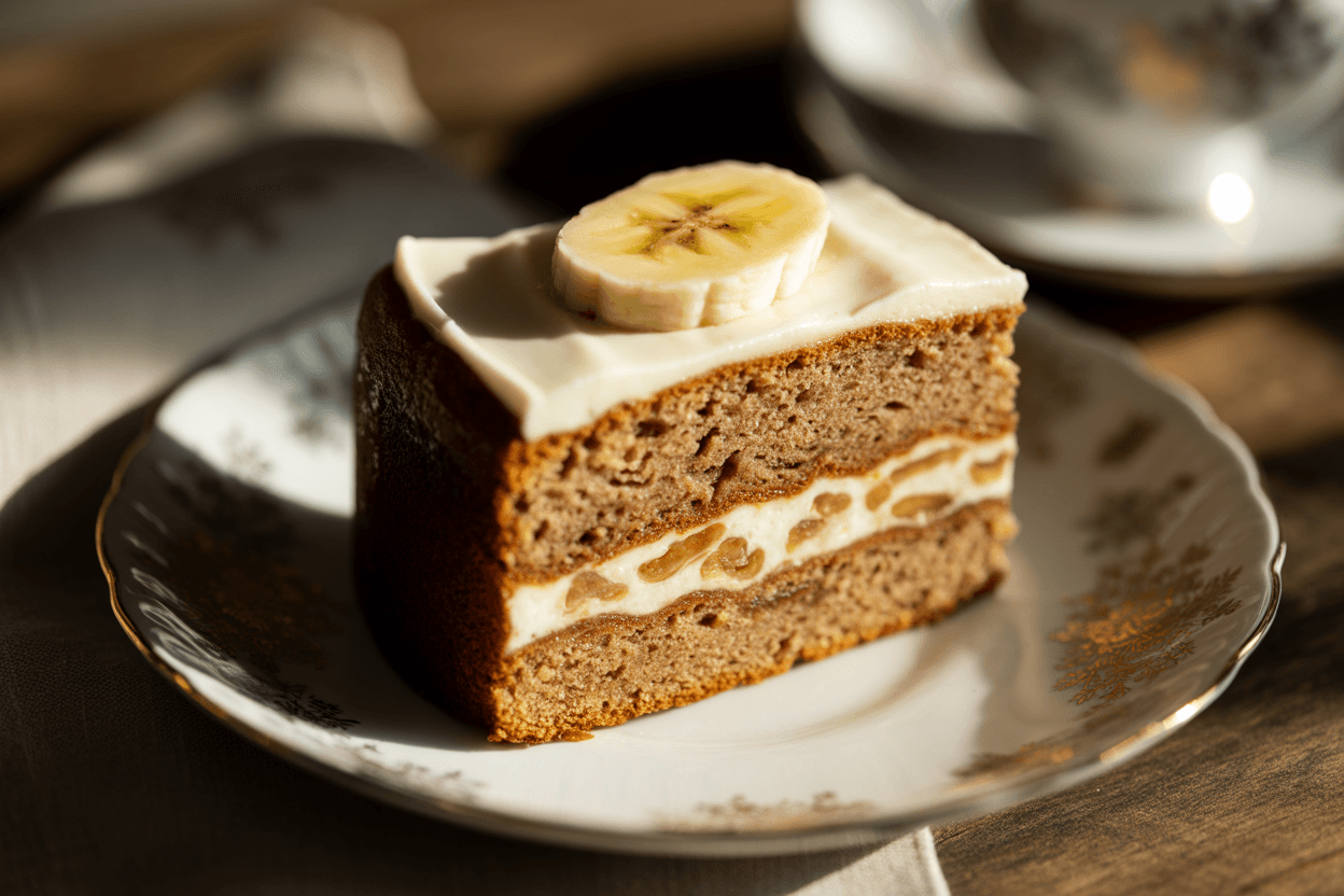 AI generated: banana cake