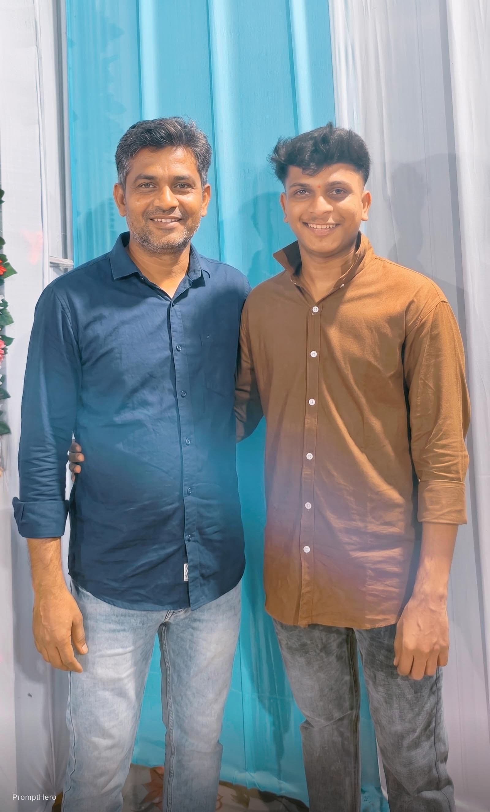 AI generated: Ad my photo with bhiya  
