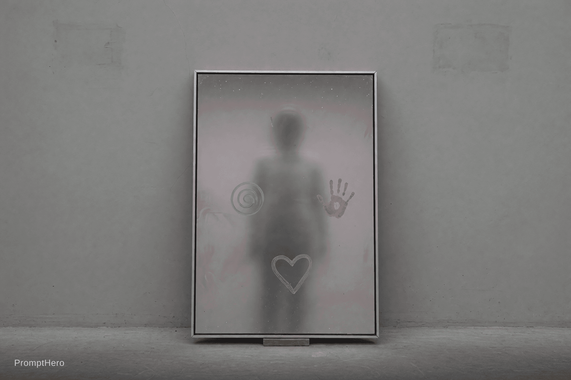 AI generated: A quiet room, no windows, no doors. In the center, a mirror – not old, not new. The reflection is no...