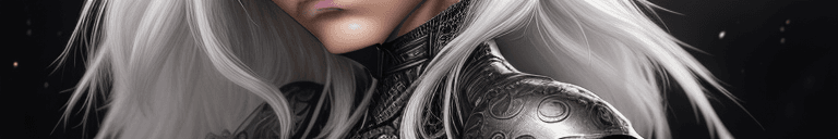 AI generated: Artist Zendaya face, Bright design, Rule of Thirds, Pixabay, intricate black armor, detailed gorgeou...
