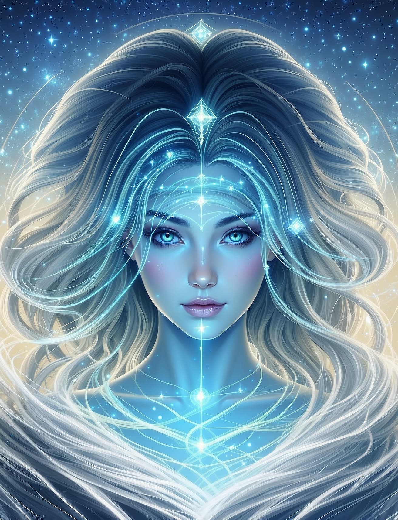 AI generated: In the genre of science fiction and epic space odysseys, a painting unveils the captivating vision o...