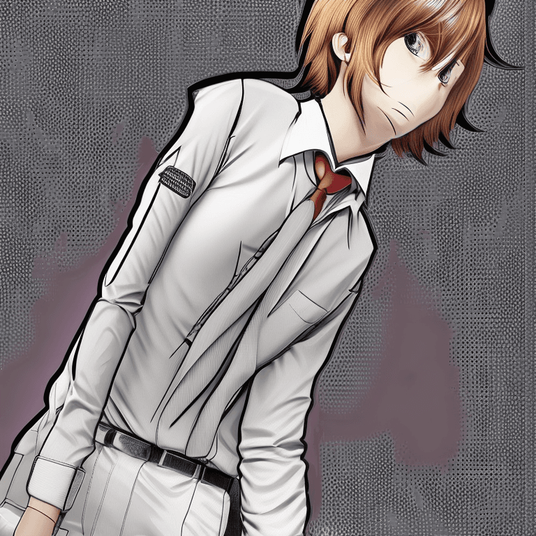 AI generated: masterpiece, best quality, highly detailed,  makima \(chainsaw man\), solo focus, thick thigh, camel...
