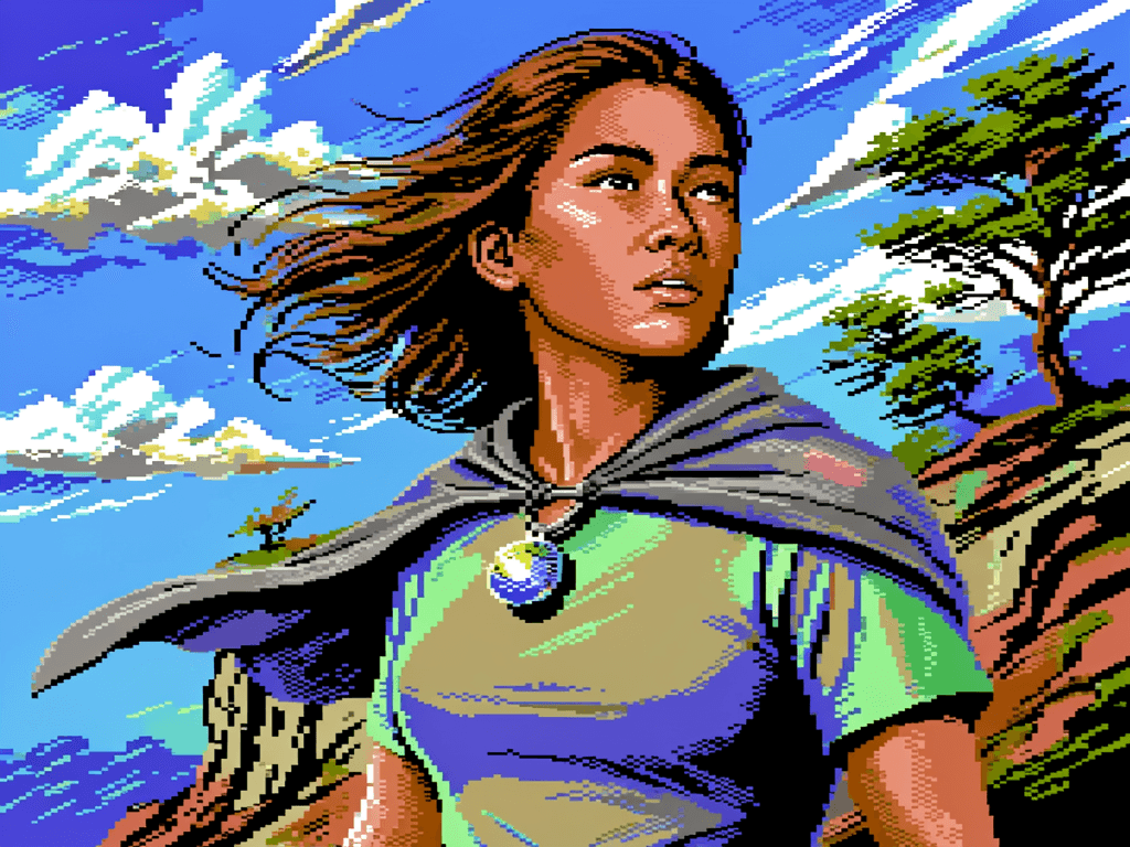 Commodore 64 style pixel art