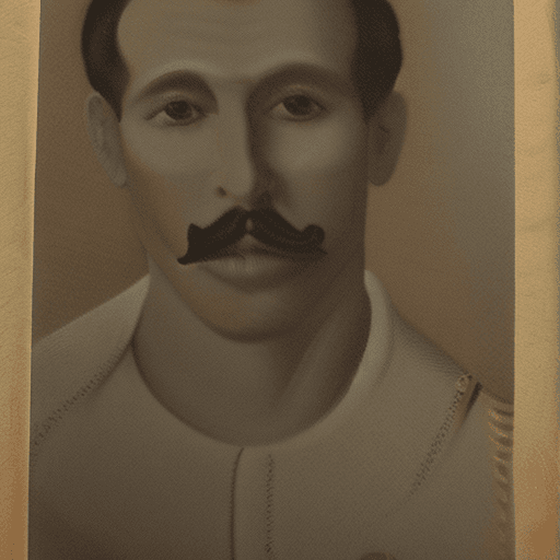 AI generated: portrait de JUAN PEREZ, used a mostach