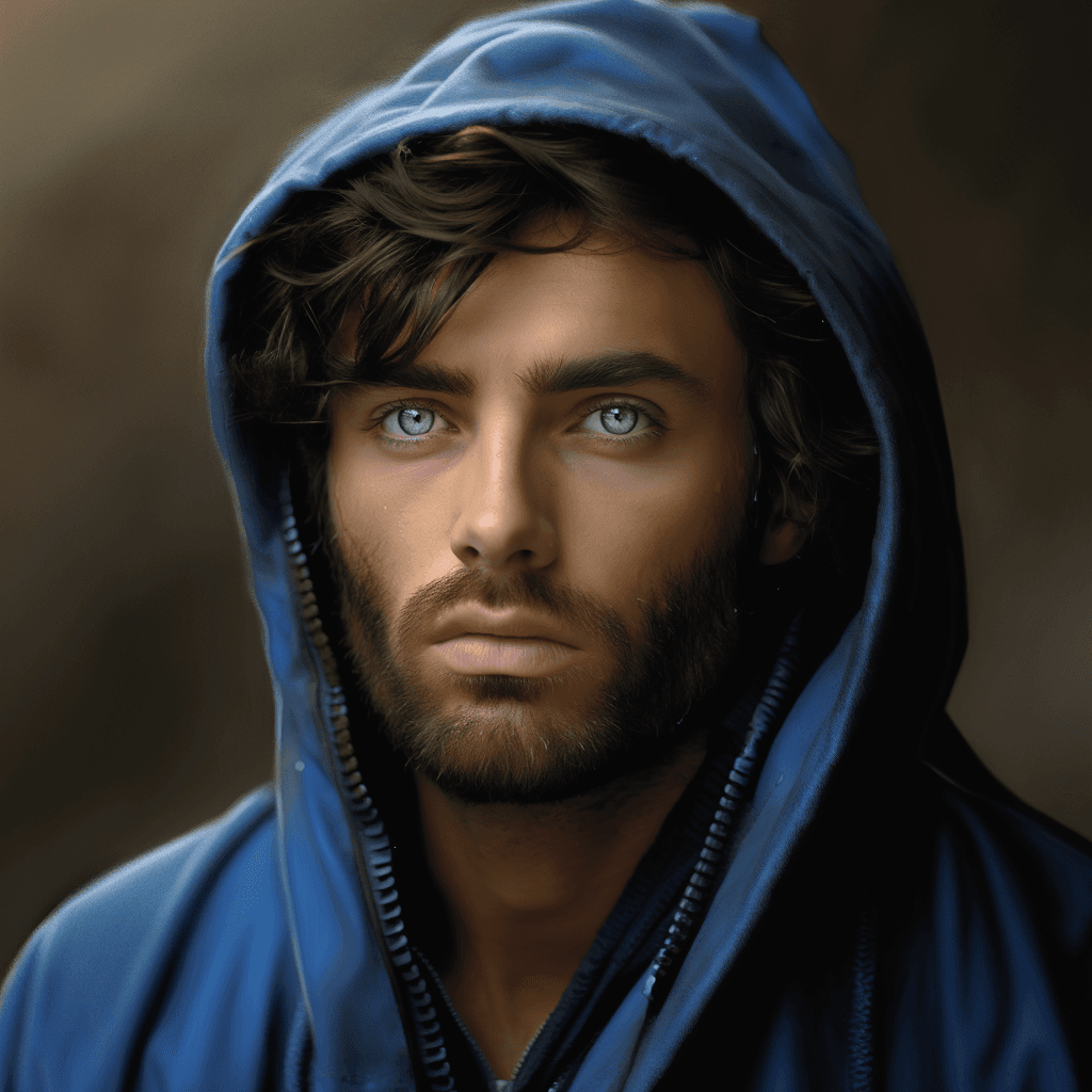 AI generated: a ultra realistic portrait of a man, head to toe, perfect composition, perfect eyes, perfect pupils,...