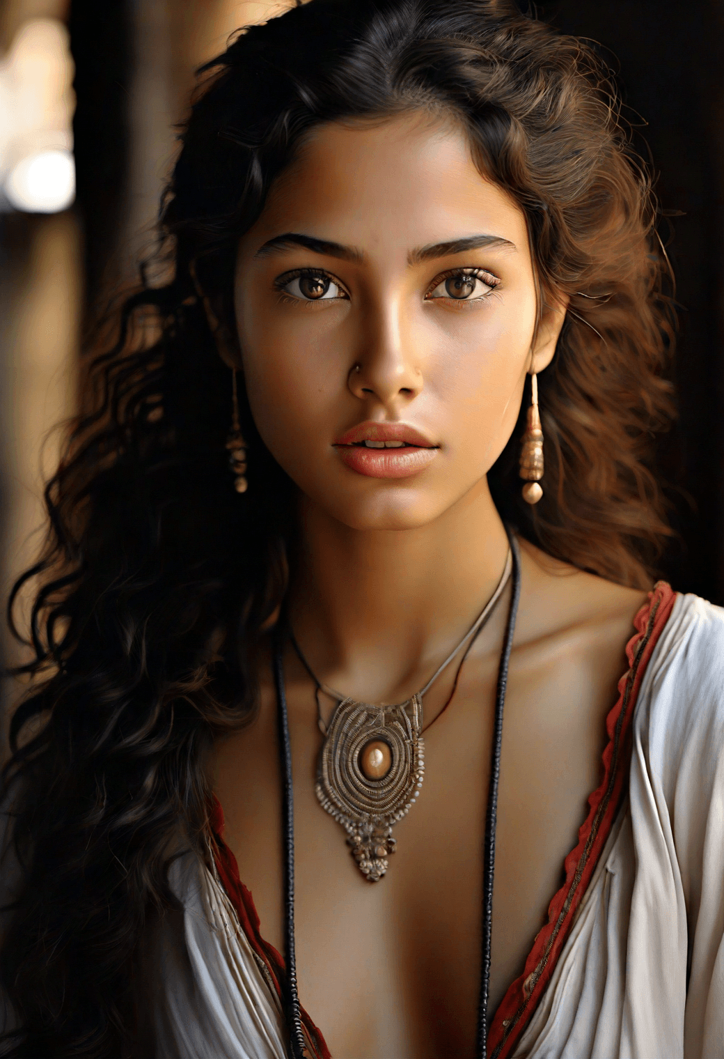 AI generated: An astonishing photo of a young woman from Panama: detailed, realistic, and captivating. The portrai...