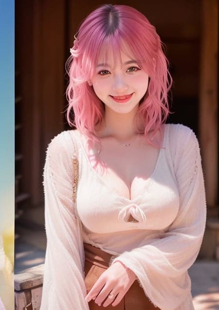 一栗莎子 蓝色战衣 Cutie_Sweetie_Girl_Face
