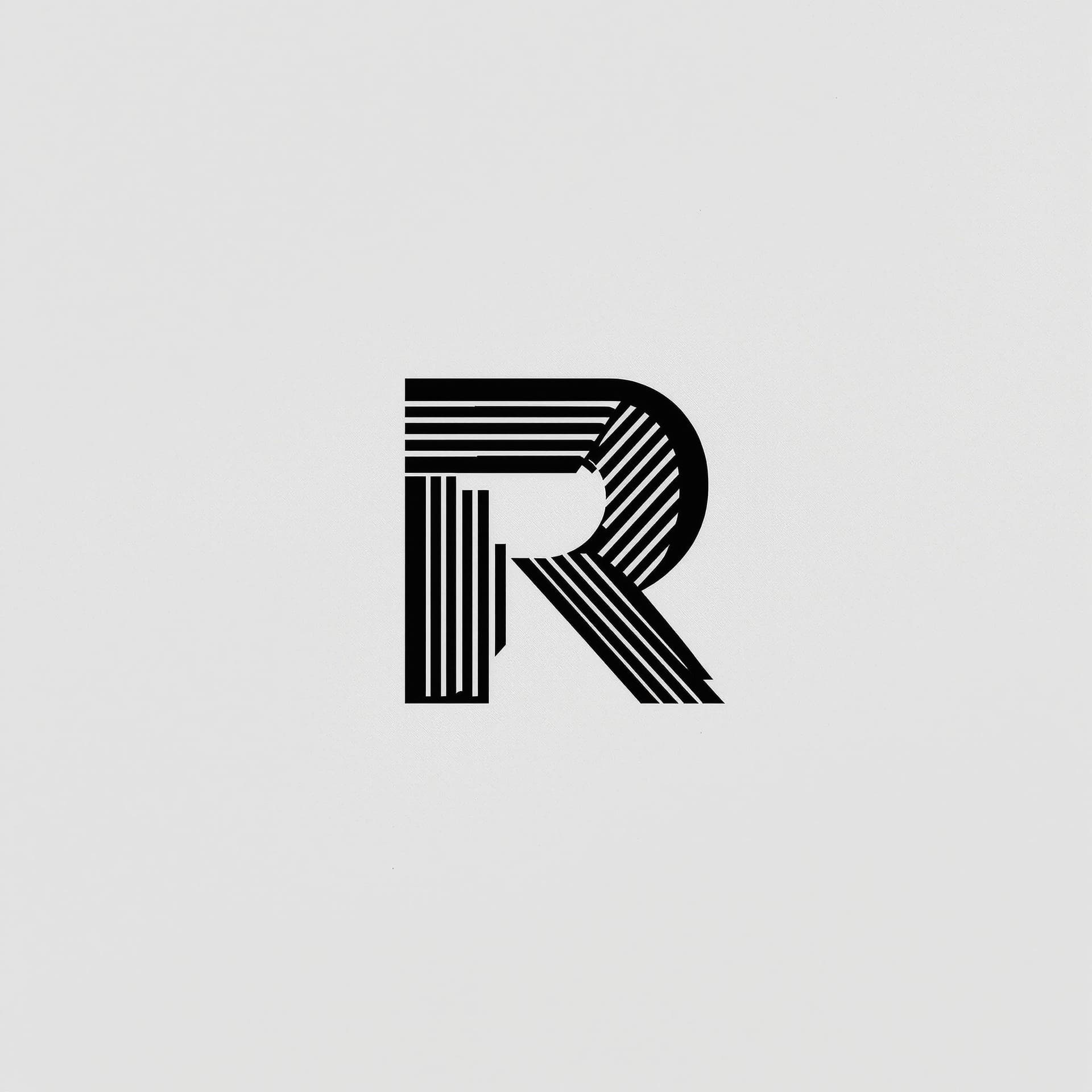 AI generated: Radical symbol in a minimal form in a logo of an architectural design company called Radical

