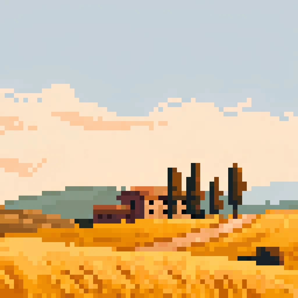 AI generated: impressionist painting on canvas of Tuscany, beautiful landscape with Tuscan farmhouse, in the style...