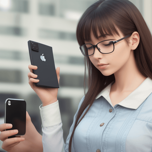 AI generated: Smartphone education