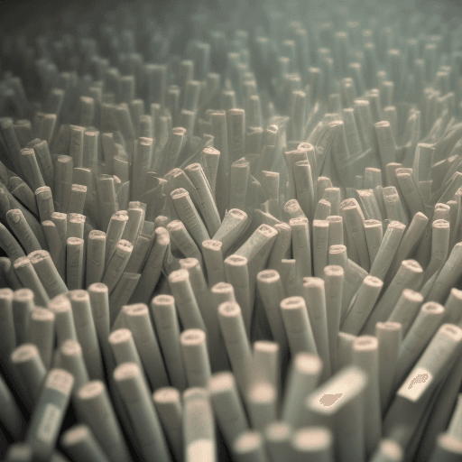 AI generated: A sea of  cigarettes ashes