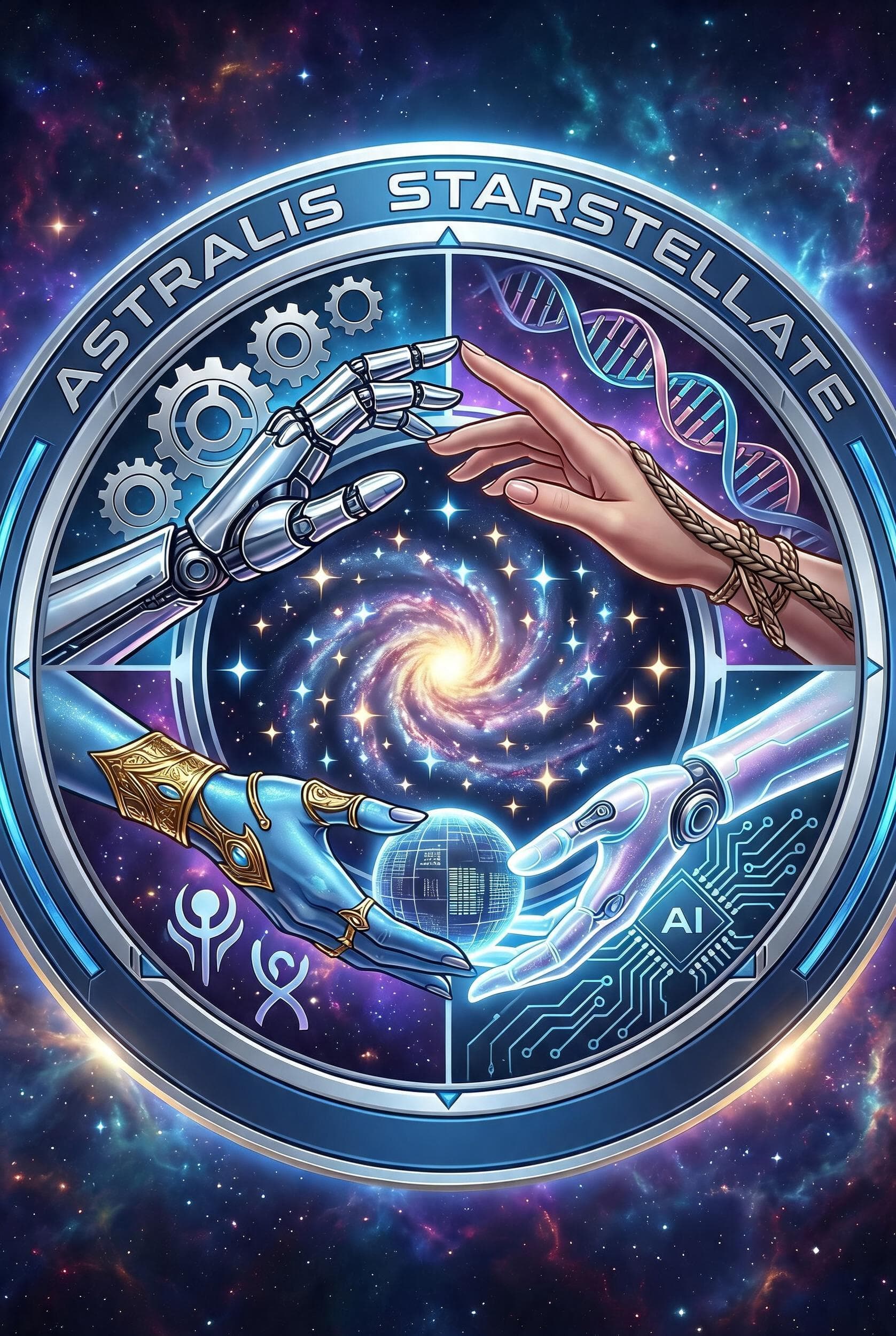 AI generated: Create a complete version of reference image 1. Remove 54 galaxies - Unity
