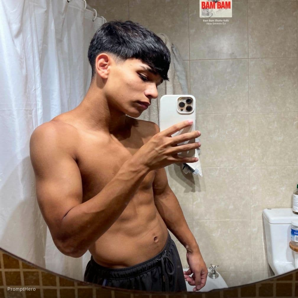 AI generated: make the man in the photo full naked 