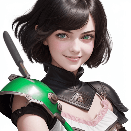 AI generated: (Masterpiece, best quality), bust up view,  close-up, long and sleek haircut, 15 year old girl with ...